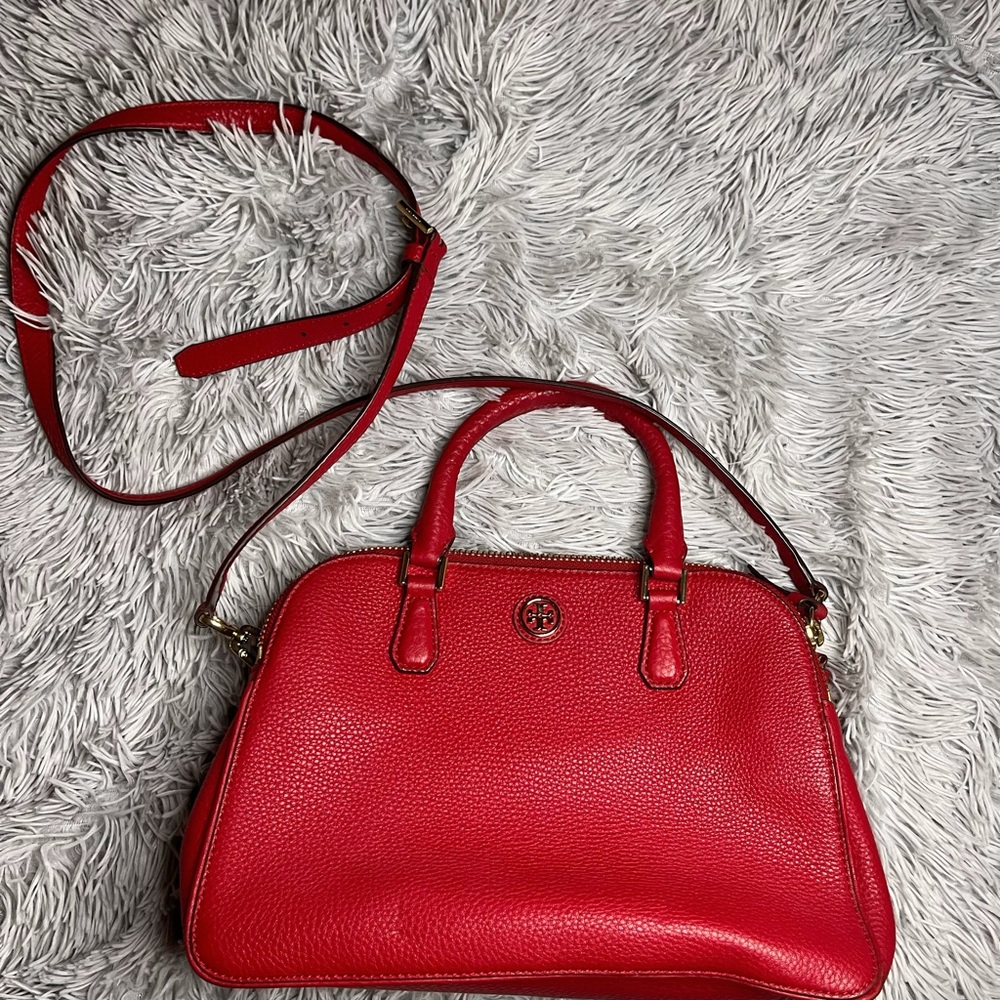 Tory Burch Red Leather Handbag